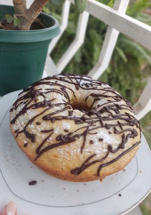 Una foto de Budín de banana con nuez