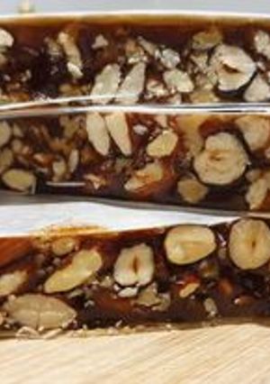 Une photo de Nougat noir maison