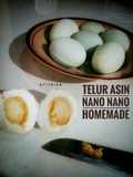 Telur asin nano nano homemade