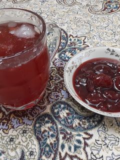 عکسی از دستور مربا و شربت توت فرنگی