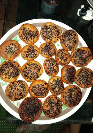 Hình của món Bánh bí đỏ chiên.