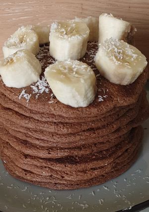 Une photo de Pancakes tout moelleux cacao ss MG