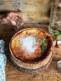 Una foto de FLAÓ. Tarta de Queso Ibicenca