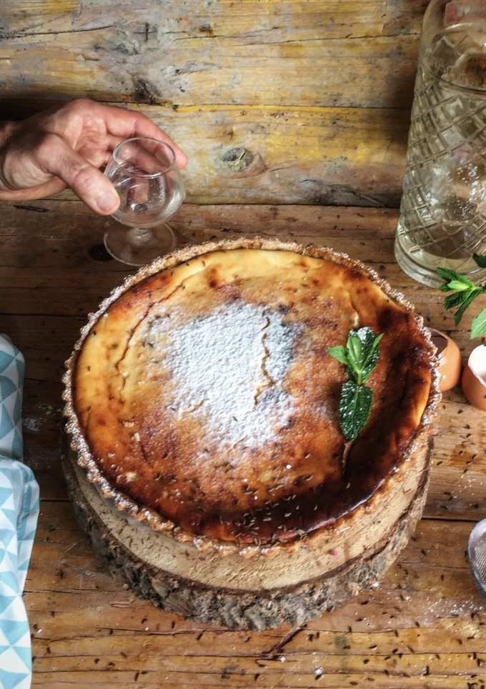 Una foto de FLAÓ. Tarta de Queso Ibicenca