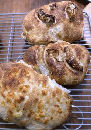 起士洋葱巧巴達 ciabatta 的食譜成品照片
