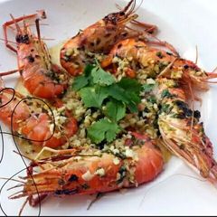 A picture of Baked Garlic Butter Prawn.