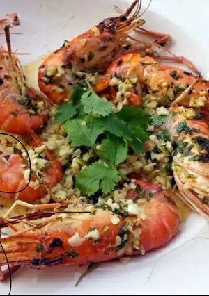 A picture of Baked Garlic Butter Prawn.