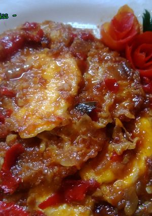 Foto resep Telur ceplok balado