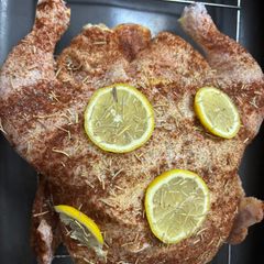 A picture of Mabon Lemon Enchantment Roasted Chicken.