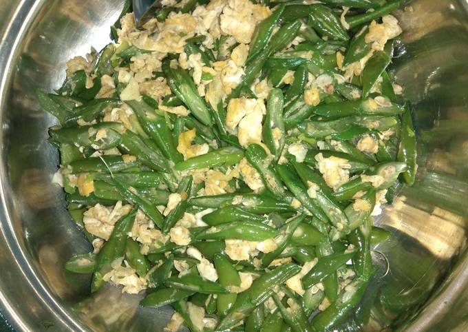 Resep Orak Arik Boncis Telur sederhana yang Enak