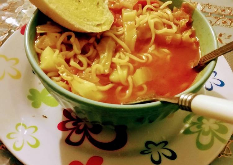 Steps to Prepare Speedy Noodle soup