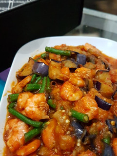 Foto resep Sambal udang terong dan kacang panjang