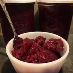 A picture of Red Sangria Sorbet.