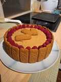 Entremet chocolat blanc speculoos