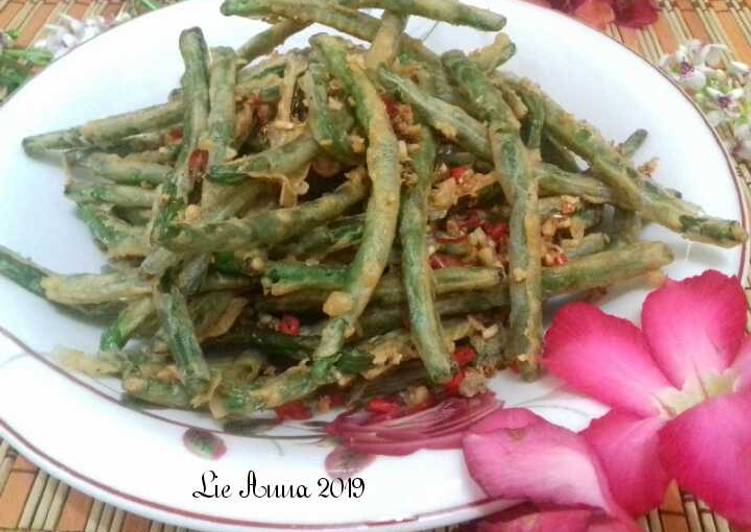Resep (2.7) Baby Buncis Cabe Garam ala Resto yang Bisa Manjain Lidah