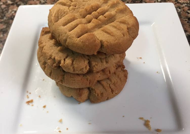 Recipe of Homemade Peanut butter cookies