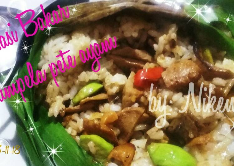 Resep Nasi bakar ati pete ayam yang Bikin Ngiler