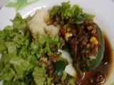 Zapallitos rellenos con proteína de soja 😍