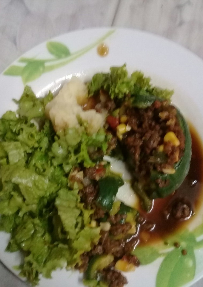Una foto de Zapallitos rellenos con proteína de soja 😍