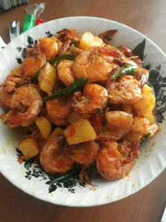 Foto resep Balado Udang + kentang