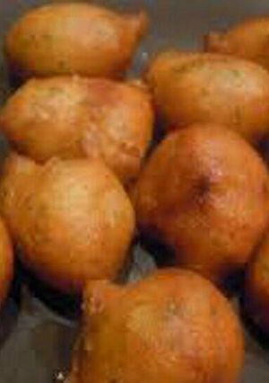 Una foto de Buñuelos con dulce