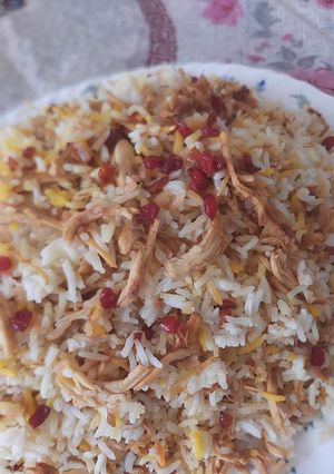 عکسی از دستور زرشک پلو