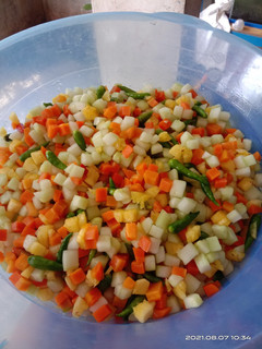 Foto resep Acar mentah timun wortel