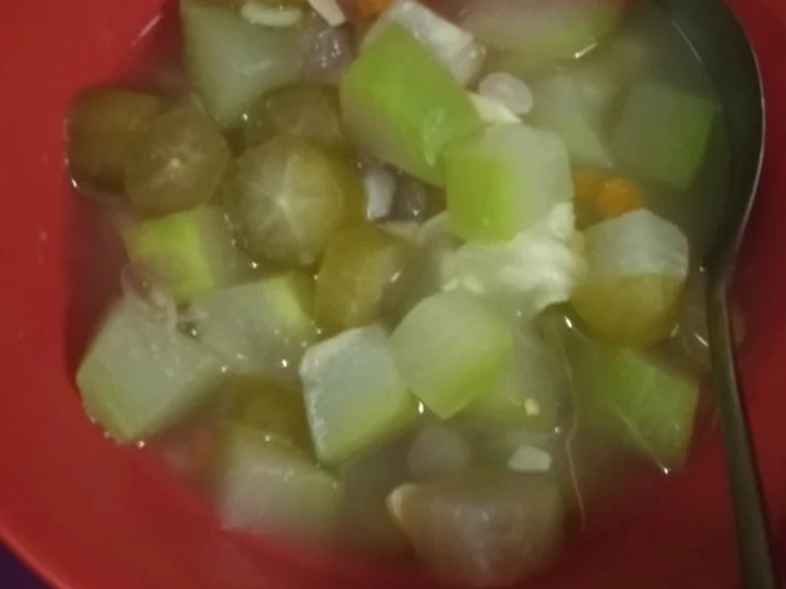 Langkah Mudah untuk Membuat Resep Sayur asam labu diet (tanpa minyak, gula, tepung dan santan) yang Lezat Anti Ribet, Bikin Ngiler