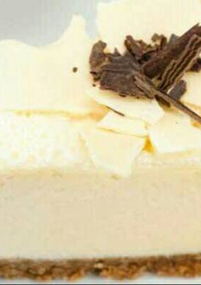 Una foto de Tarta de chocolate blanco