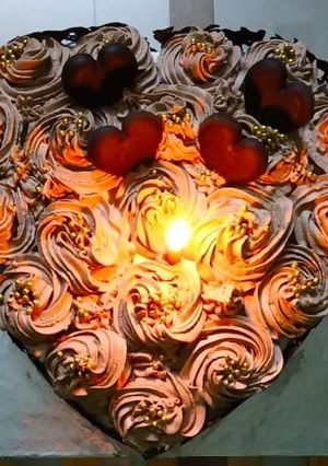A picture of Chocolate Ragi Cake.