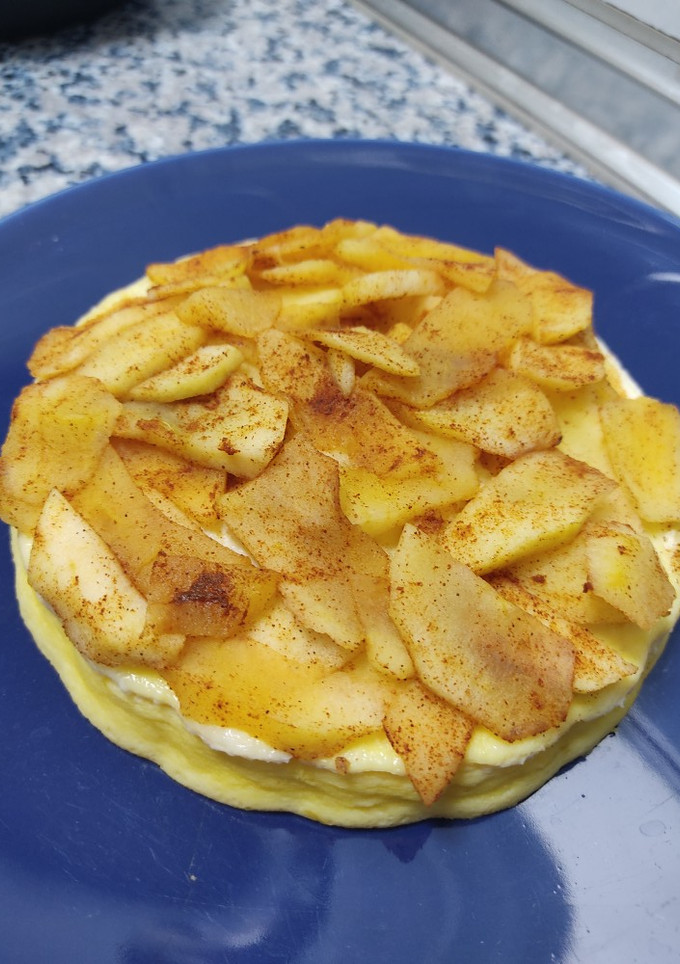 Una foto de Tarta de manzana y yogur