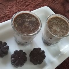 A picture of Chocolate thandai shots.