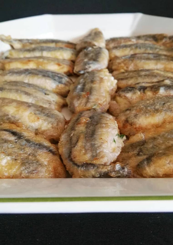 Una foto de Boquerones rellenos
