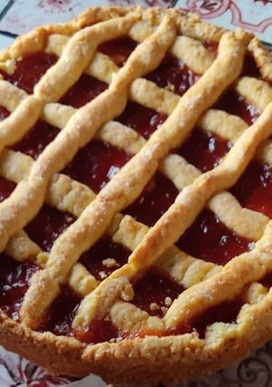 Una foto de Pastafrola de membrillo