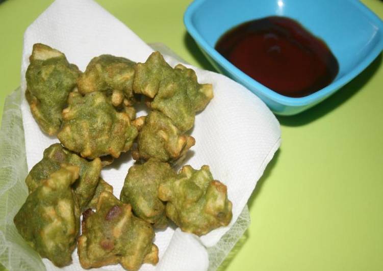 Aloo palak pakoda