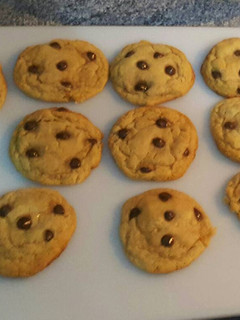 Una foto de Cookies con gotitas de chocolate 🍪
