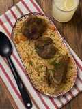 طاجن أرز باللحم البقري