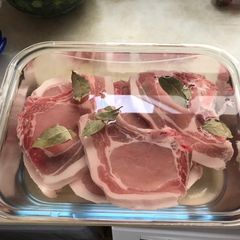 A picture of Brined Pork Chops.