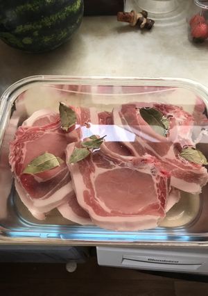 A picture of Brined Pork Chops.