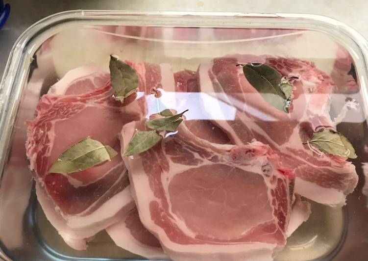 Step-by-Step Guide to Prepare Super Quick Homemade Brined Pork Chops