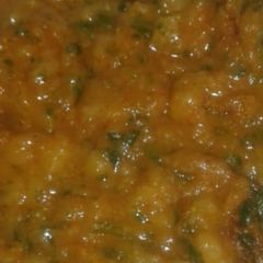 A picture of Potato saag.