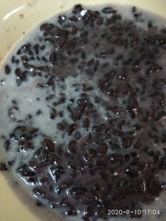Foto resep Bubur ketan item kuah santan