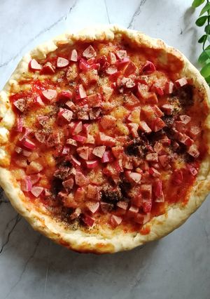 Foto resep Pizza sosis