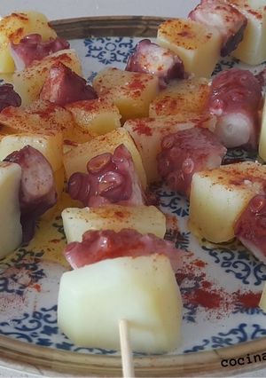 Foto principal de Brochetas de pulpo a la gallega
