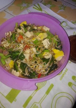 Foto resep Tumis sayur tahu