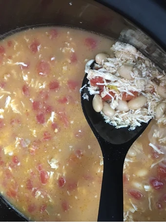 Easy Steps to Prepare Recipe Easy Crockpot WHITE CHICKEN TACO CHILI that is Perfect, Can Spoil the Tongue}