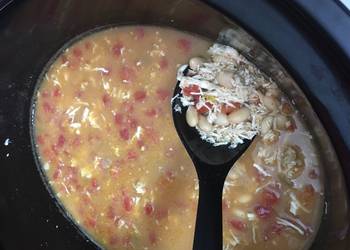 New Recipe Easy Crockpot WHITE CHICKEN TACO CHILI Delicious Simple New Recipe Easy Crockpot WHITE CHICKEN TACO CHILI Delicious Simple