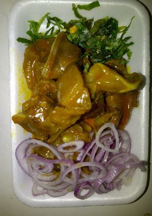 A picture of Nkwobi.