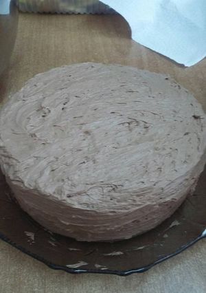 Una foto de Mousse de chocolate re fácil