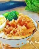 豬五花燒肉丼飯(義興嘉釀)